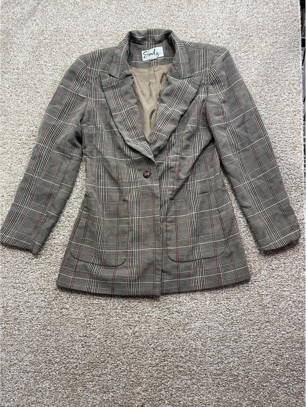 Emily Brown Blazer Jacket Coat Women's Sz 8